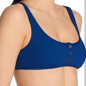 REVOLVE L*Space Robbie bikini top in Indigo NWT